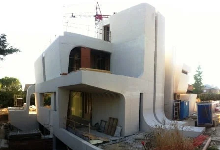 Obra vivienda unifamiliar Las Rozas de Madrid. Cubierta. Equipo Aparejador