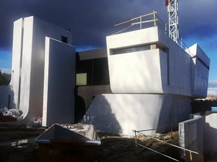 Obra vivienda unifamiliar Las Rozas de Madrid. Cubierta. Equipo Aparejador