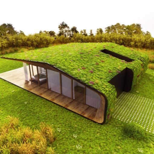 Edificio con arquitectura bioclimática