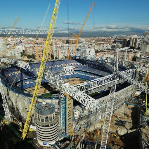 Grúas obras de construcción Arquitecto Técnico Madrid 4