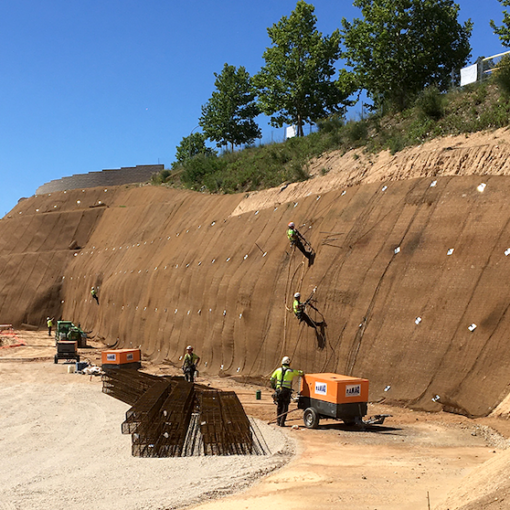 Mallas y Redes en Taludes de obras Arquitecto Técnico Madrid 3
