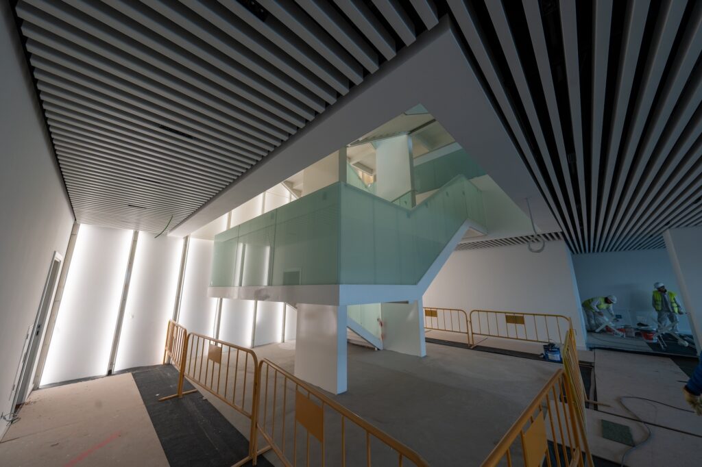 Nave Gigafactoría Electrolizadores Guadalajara. Dirección de Obra Arquitecto Técnico. Imágenes del proceso constructivo.